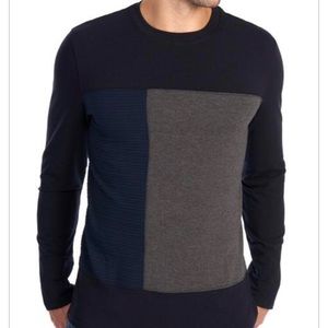Final Markdown-MAGASCHONI Colorblock Crew Neck Sweater